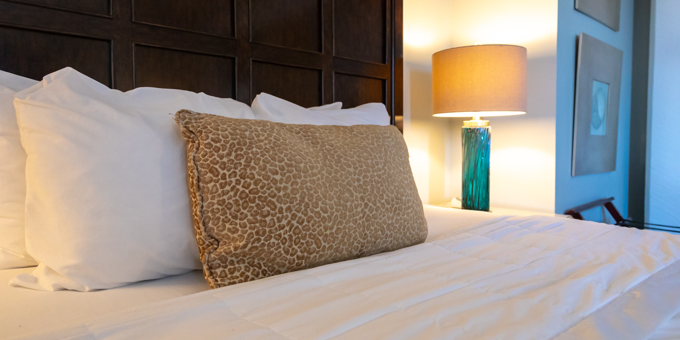 Guest room at Olde Harbour Inn
